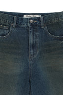 CARPENTER BERMUDA DENIM PANTS IN BLUE