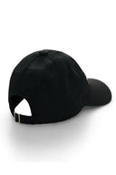 OVERLAY LOGO BALL CAP IN BLACK