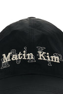 OVERLAY LOGO BALL CAP IN BLACK