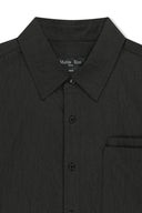 SMALL LOGO OVER FIT SHIRT FOR MEN IN CHARCOAL GREY