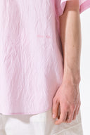 SMALL LOGO OVER FIT SHIRT FOR MEN IN PINK
