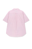 SMALL LOGO OVER FIT SHIRT FOR MEN IN PINK