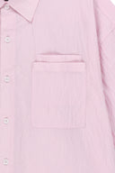 SMALL LOGO OVER FIT SHIRT FOR MEN IN PINK
