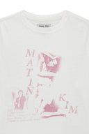 PORTRAIT GRAFFITI LOGO TOP IN WHITE