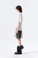 PORTRAIT GRAFFITI LOGO TOP IN WHITE