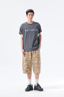 APPLIQUE FELT LOGO TOP FOR MEN IN CHARCOAL