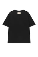 MATIN KIM CIRCLE LOGO TOP FOR MEN IN BLACK