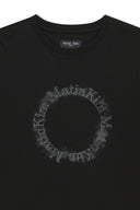 MATIN KIM CIRCLE LOGO TOP FOR MEN IN BLACK