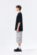 MATIN KIM CIRCLE LOGO TOP FOR MEN IN BLACK