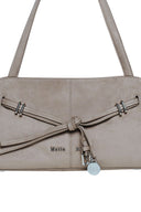 DROP TAIL MELLOW SHOULDER BAG IN BEIGE
