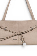 DROP TAIL MELLOW SHOULDER BAG IN BEIGE