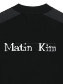 PATCH DETAIL KNIT ZIP UP FOR MEN IN BLACK
