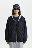 MATIN FLAT CROWN BALL CAP IN NAVY