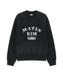 VINTAGE SPRAY LOGO SWEATSHIRT IN BLACK