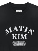 VINTAGE SPRAY LOGO SWEATSHIRT IN BLACK