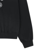 VINTAGE SPRAY LOGO SWEATSHIRT IN BLACK