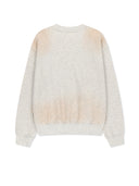 VINTAGE SPRAY LOGO SWEATSHIRT IN LIGHT BEIGE