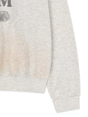 VINTAGE SPRAY LOGO SWEATSHIRT IN LIGHT BEIGE