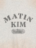 VINTAGE SPRAY LOGO SWEATSHIRT IN LIGHT BEIGE