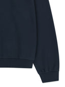 MATIN LOGO QUARTER ZIP UP IN NAVY