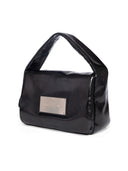 PADDED FLAP MINI BAG IN BLACK
