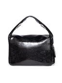 PADDED FLAP MINI BAG IN BLACK