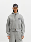 MATIN WARM TOUCH HOODY ZIP UP IN GREY