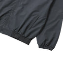 BACK ROUND WINDBREAKER IN CHARCOAL
