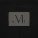 POZEN MIX LETTERING HOOD ZIP-UP IN BLACK