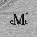 SUNNIOR LACE V-NECK LONG SLEEVE T IN GREY
