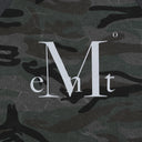 RUFFIN CAMO RAGLAN SLIM FIT HALF T IN CHARCOAL