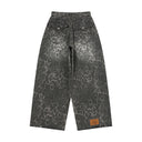 DITT SNAP BUTTON LEOPARD WIDE PANTS IN LEOPARD