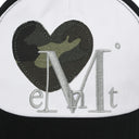 SIGNATURE HEART PATCH BALL CAP IN BLACK