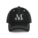 SIGNATURE STITCH BALL CAP IN BLACK
