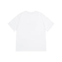 SIERRA LEOPARD HEART HALF T IN WHITE / GRAY