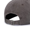 VINTAGE WASHING APPLIQUE BALL CAP IN WASHED CHOCO