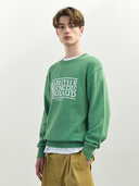 CLASSIC LOGO KNIT PULLOVER IN GREEN