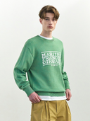 CLASSIC LOGO KNIT PULLOVER IN GREEN