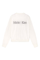 BACK LOGO SEE THROUGH CARDIGAN FOR MEN IN IVORY image 13