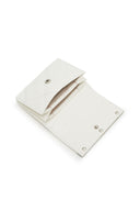 PUFF QUILT WALLET IN IVORY image 4