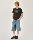 M BERMUDA DENIM PANTS IN LIGHT BLUE image 4