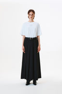 LOGO EMBROIDERY OVERSIZE TOP IN WHITE image 6