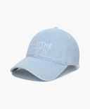 DENIM WASHING REGULAR LOGO BALL CAP IN LIGHT BLUE image 10