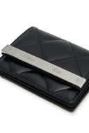 PUFF QUILT WALLET IN BLACK image 5