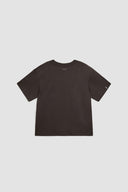 LOGO EMBROIDERY OVERSIZE TOP IN BROWN image 3