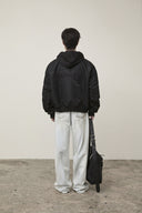 DIRTY WASHED DENIM PANTS FOR MEN IN LIGHT BLUE image 17