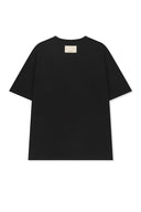 MATIN KIM CIRCLE LOGO TOP FOR MEN IN BLACK image 12