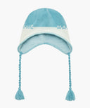 REGULAR LOGO EARFLAP BEANIE IN SKY BLUE image 1