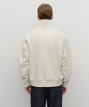 CLASSIC LOGO HALF ZIPUP SWEATSHIRT IN OATMEAL image 3
