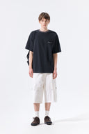 TONAL RIB BACK LOGO TOP FOR MEN IN BLACK image 9